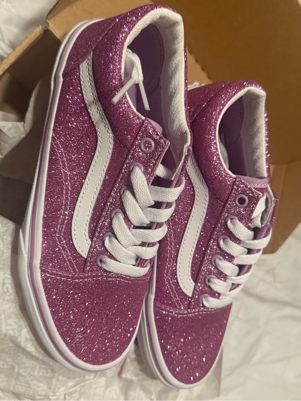 Vans Glitter Old Skool Girls Shoes